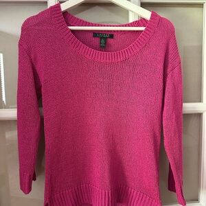 Ralph Lauren Pink Crew Neck Sweater